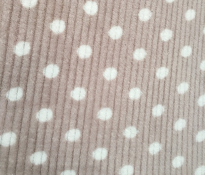 Coral velvet strips